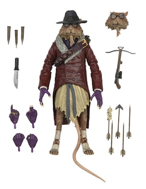 Figura De Colección Neca Universal Monsters TMNT Ultimate Splinter As Van Helsing