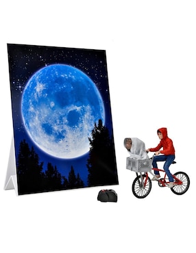 Figura De Colección Neca E.T. The Extra Terrestrial 40th A. Elliott And E.T On Bicycle