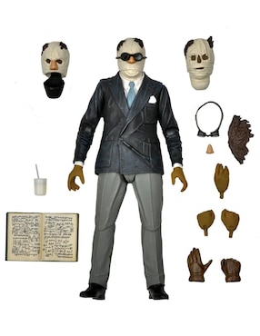 Figura De Colección Neca Universal Monsters Ultimate Invisible Man