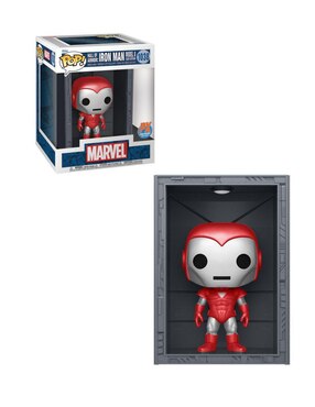 Funko Pop! Marvel Hall of Armor: Iron Man Model 8 Silver Centurion