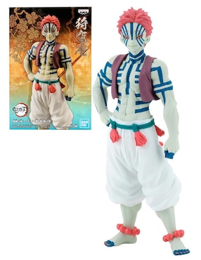 Figura de colección articulada Demon Slayer Akaza collectors Banpresto