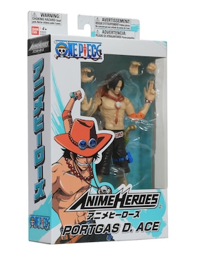 Figura de colección One Piece Portgas D Ace collectors Bandai con movimiento