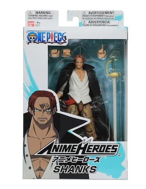 Figura de colección One Piece Shanks collectors Bandai con movimiento