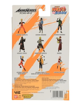 Figura de colección Naruto Shippuden collectors Bandai con movimiento