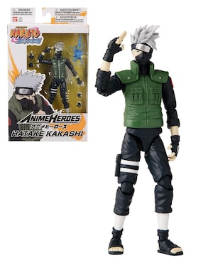 Figura de colección Naruto Shippuden Kakashi Hatake collectors Bandai con movimiento