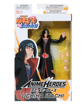 Figura de colección Naruto Shippuden Itachi Uchiha collectors Bandai con movimiento