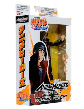 Figura de colección Naruto Shippuden Itachi Uchiha collectors Bandai con movimiento