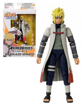 Figura de colección Dragon Ball Namikaze Minato collectors Bandai con movimiento