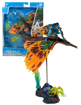 Figura de colección articulada Avatar: Way of Water Jake Sully con Skimwing collectors Mcfarlane