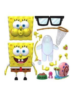 Figura De Colección Bob Esponja Super 7 Articulado