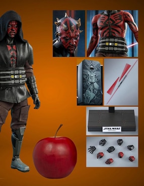 Figura de colección Star Wars: The Clone Wars Darth Maul deluxe Hot Toys