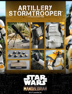 Figura de colección The Mandalorian Artillery Stormtrooper collectors Hot Toys