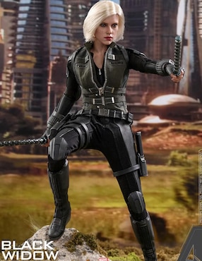 Figura de colección Marvel: Avenger Infinity War Black Widow collectors Hot Toys