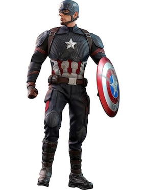 Figura De Colección Marvel Avengers Endgame Capitán América Hot Toys Articulado