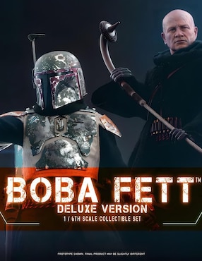 Figura de colección Star Wars The Mandalorian Boba Fett deluxe Hot Toys