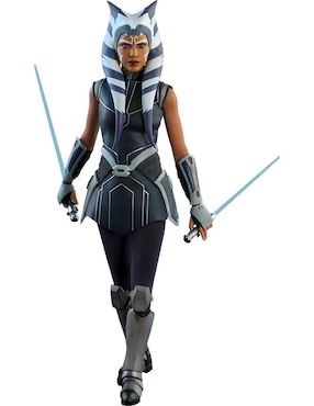 Figura De Colección Star Wars: The Clone Wars Ahsoka Tano Hot Toys Articulada