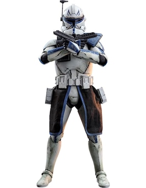 Figura De Colección Star Wars: The Clone Wars Rex Hot Toys Articulado