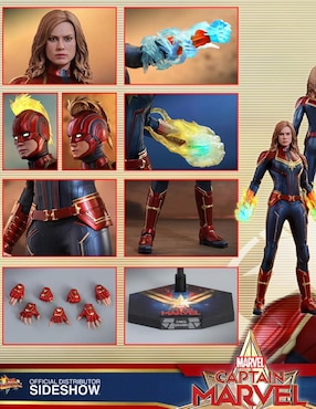 Figura de colección Marvel Studios: Avengers Captain Marvel collectors Hot Toys