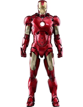 Figura De Colección Marvel Studios: Iron Man Hot Toys Con Luz Articulado