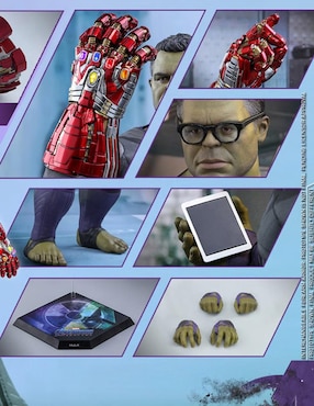 Figura de colección Marvel Avengers Endgame Hulk deluxe Hot Toys