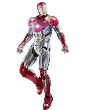 Figura De Colección Marvel Spider-Man Homecoming Iron Man Hot Toys Con Luz Articulada