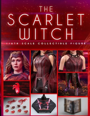 Figura de colección Wanda Vision Bruja Escarlata collectors Hot Toys