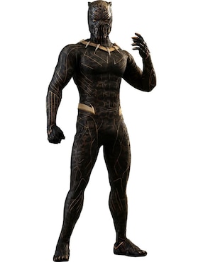 Figura De Colección Marvel: Black Panther Erik Killmonger Hot Toys Articulado