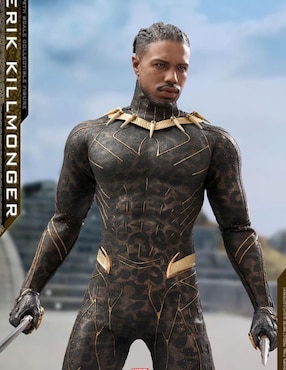 Figura de colección Marvel:Black Panther Erik Killmonger ultimate Hot Toys