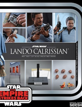 Figura de colección Star Wars The Empire Strikes Back Lando Calrissian aniversario Hot Toys