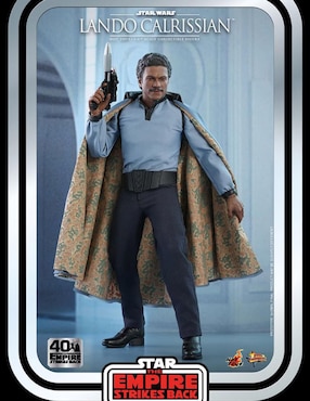 Figura de colección Star Wars The Empire Strikes Back Lando Calrissian aniversario Hot Toys