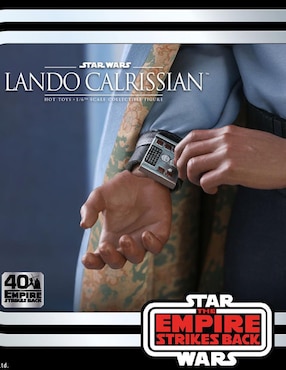 Figura de colección Star Wars The Empire Strikes Back Lando Calrissian aniversario Hot Toys