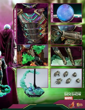 Figura de colección Marvel: Spiderman Far From Home Mysterio collectors Hot Toys