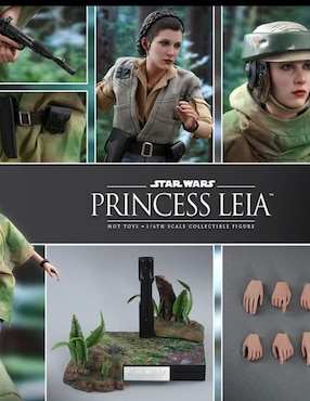 Figura de colección Star Wars Princesa Leia Organa collectors Hot Toys