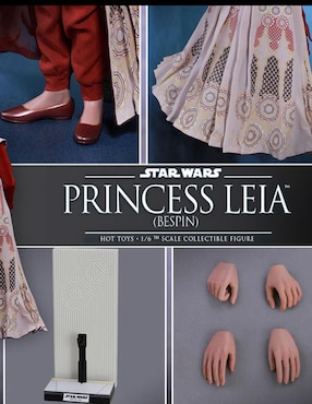 Figura de colección Star Wars The Empire Strikes Back Princesa Leia Organa deluxe Hot Toys