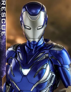 Figura de colección Marvel Avengers Endgame Rescue deluxe Hot Toys con luz