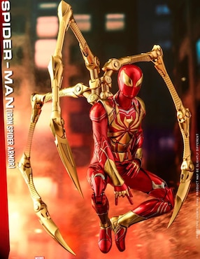 Figura de colección Marvel: Spider-Man Iron Spider deluxe Hot Toys
