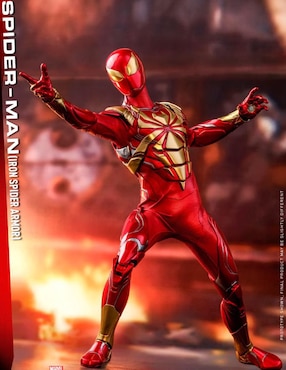 Figura de colección Marvel: Spider-Man Iron Spider deluxe Hot Toys