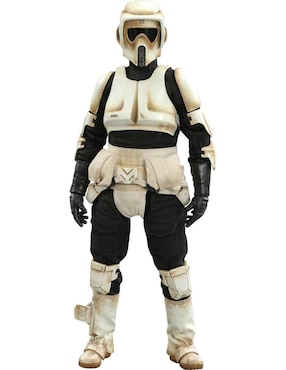 Figura De Colección Star Wars The Mandalorian Scout Trooper Hot Toys Artículada