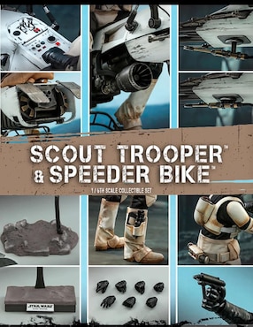 Figura de colección Star Wars The Mandalorian Scout Trooper collectors Hot Toys