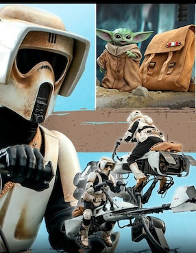 Figura de colección Star Wars The Mandalorian Scout Trooper collectors Hot Toys