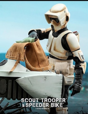Figura de colección Star Wars The Mandalorian Scout Trooper collectors Hot Toys