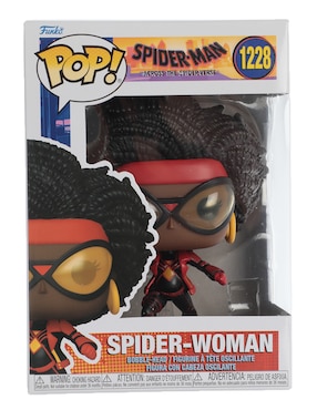 Funko POP! Spider-Man Across the Spiderverse Woman (Jessica Drew) cabeza oscilante