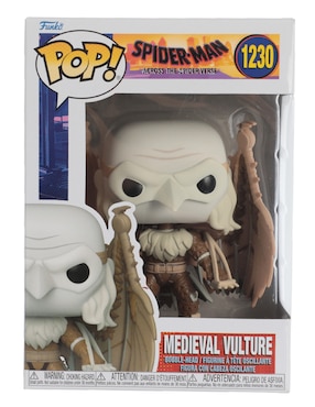Funko POP! Spider-Man Across the Spiderverse Medieval Vulture cabeza oscilante