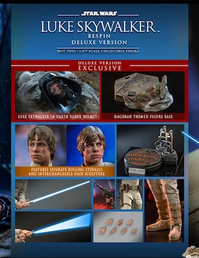Figura de colección Star Wars The Empire Strikes Back Luke Skywalker collectors Hot Toys