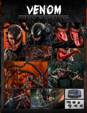 Figura de colección Venom Let There be Carnage Venom collectors Hot Toys