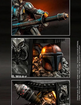 Figura de colección Star Wars The Mandalorian The Mandalorian Star Wars deluxe Hot Toys