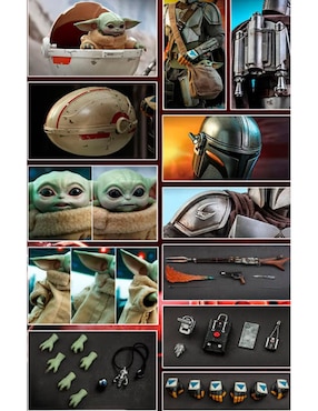 Figura de colección Star Wars The Mandalorian The Mandalorian Star Wars deluxe Hot Toys