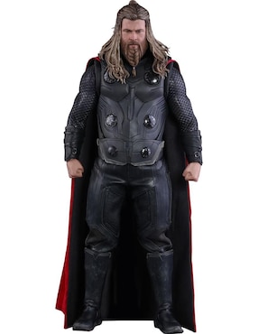 Figura De Colección Marvel Avengers Endgame Thor Hot Toys Con Luz Articulado