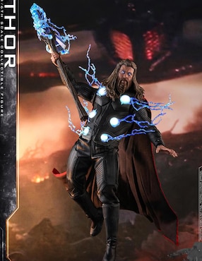 Figura de colección Marvel Avengers Endgame Thor ultimate Hot Toys con luz