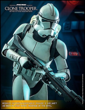 Figura de colección Star Wars: The Clone Wars Clone Trooper collectors Hot Toys